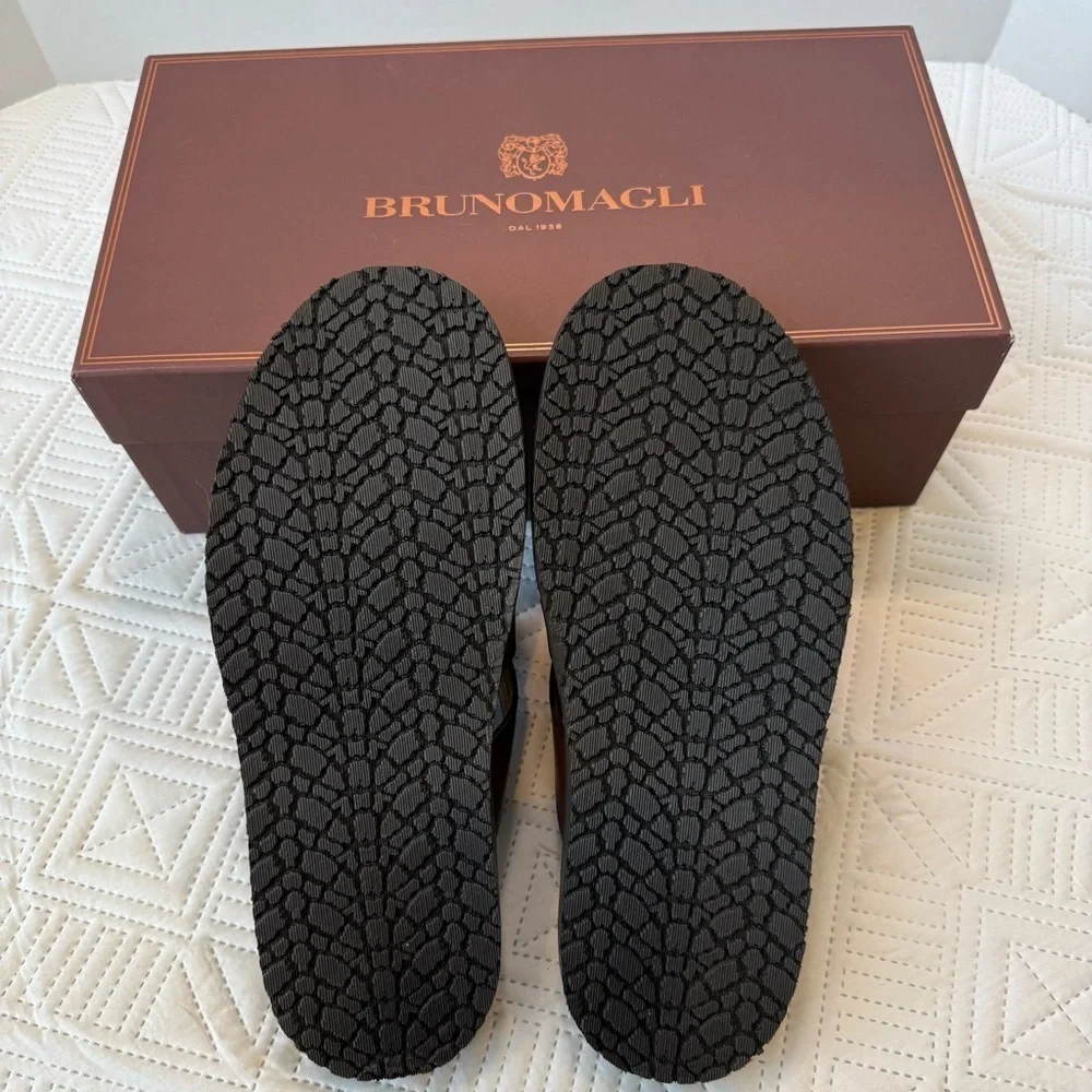 Bruno Magli Men's Brown Leather Sandals Size 10.5